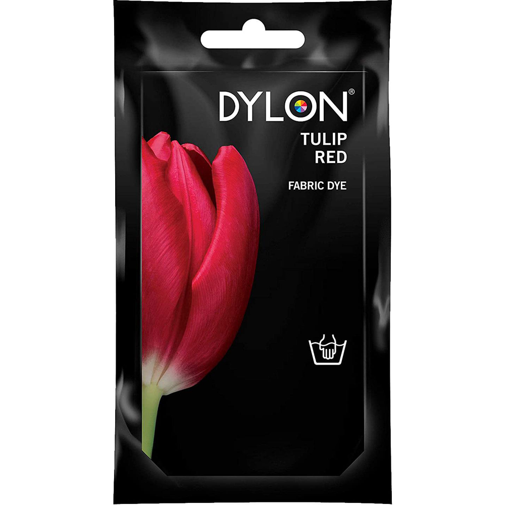 Dylon Tulip Red Hand Fabric Dye Sachet 50g 4 Pack Image 3
