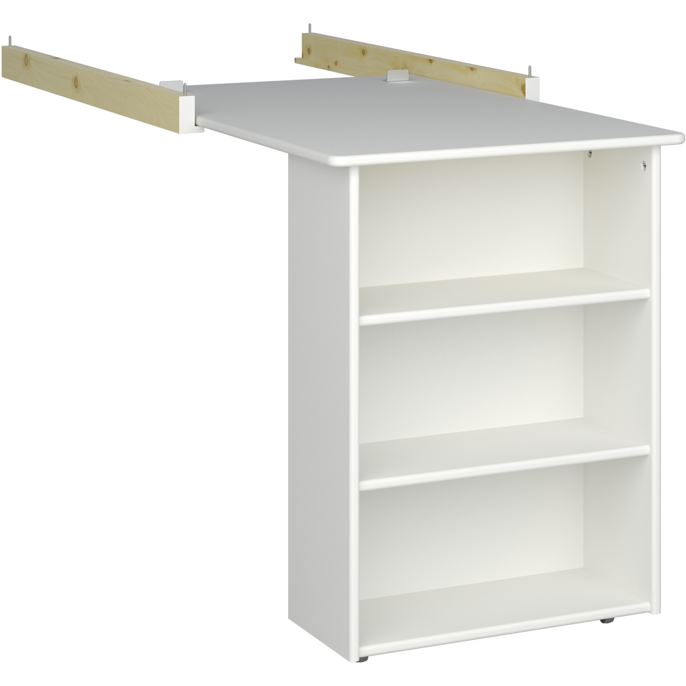 Florence Alba Pull Out Desk White Image 2