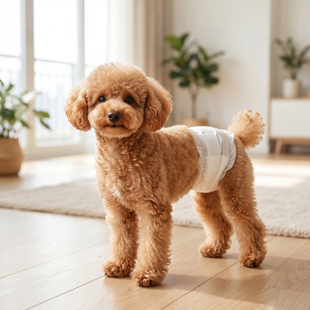 PawHut Small Super Absorbent Male Dog Diapers 30-48cm 48 Pack Image 3