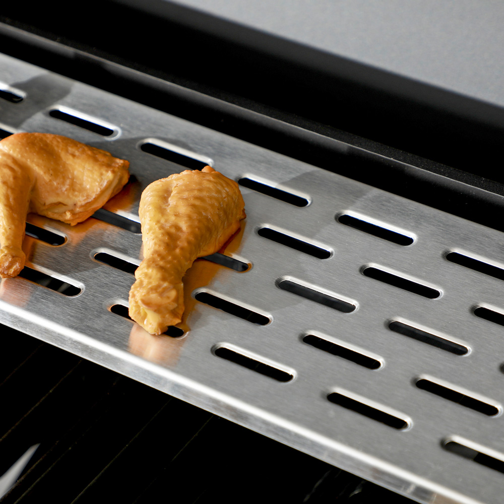 Outsunny Black Gas Plancha BBQ Grill Image 3