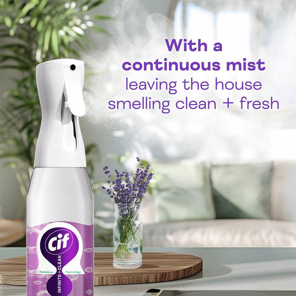 Cif Infinite Clean All in One Lavender and Eucalyptus Cleaner Reload 590ml 6 Pack Image 7