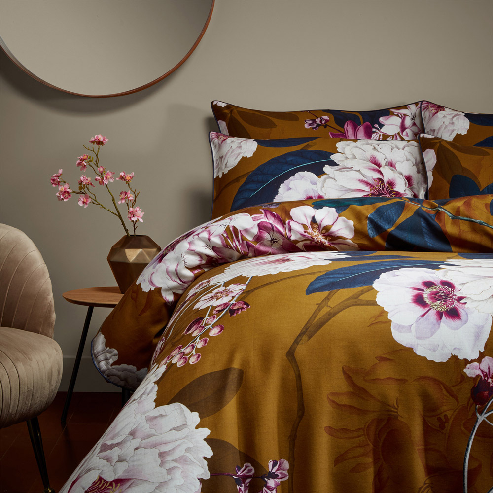 Paoletti Kyoto Double Floral Duvet Cover Set Image 2