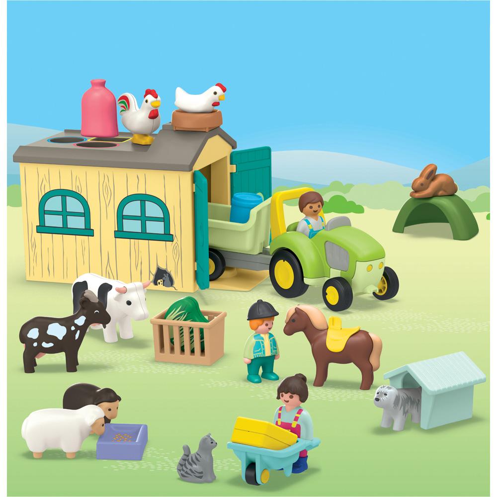 Playmobil Junior Farm Adventure with Tractor and Animal Friends Image 5