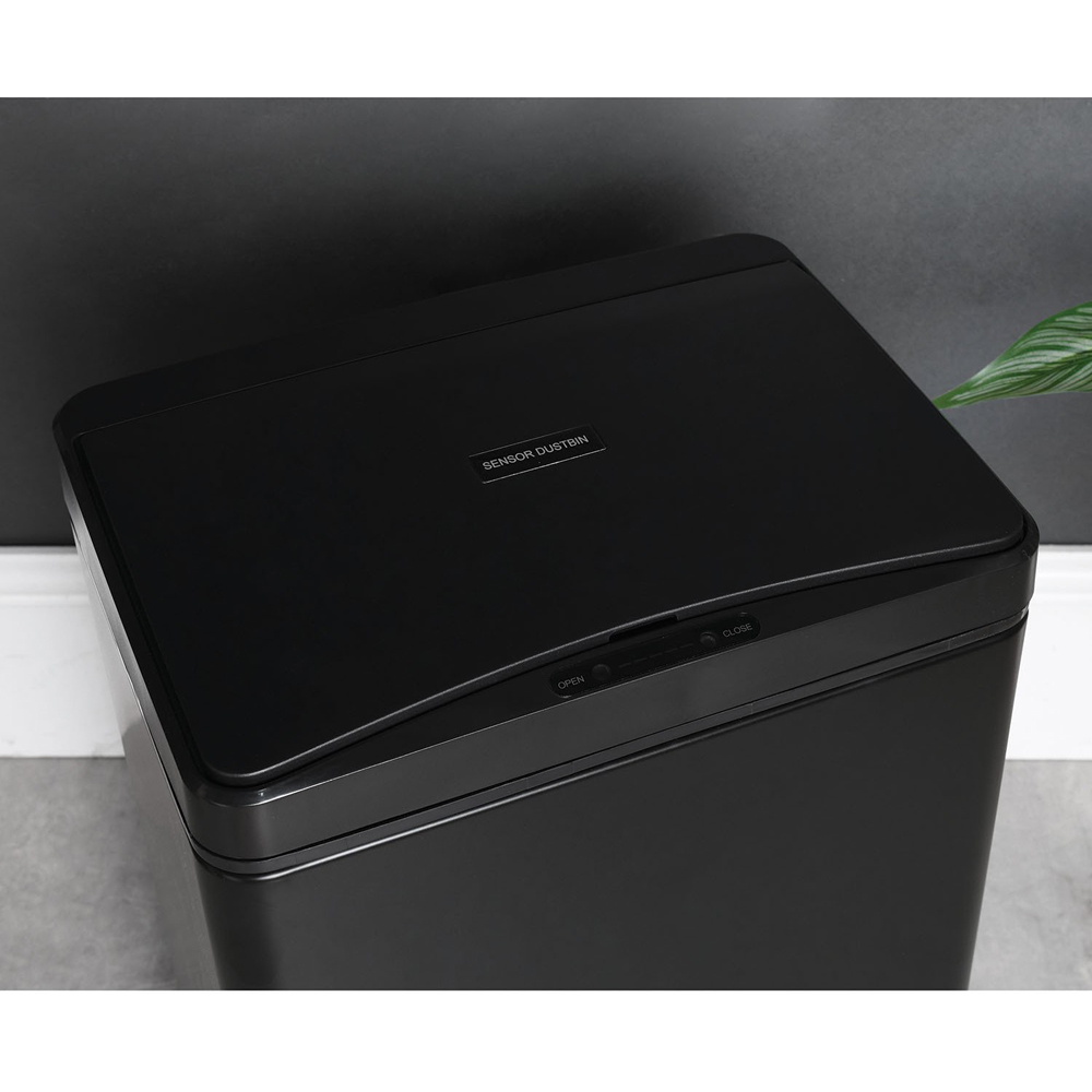 30L Rectangular Sensor Bin - Black Image 3