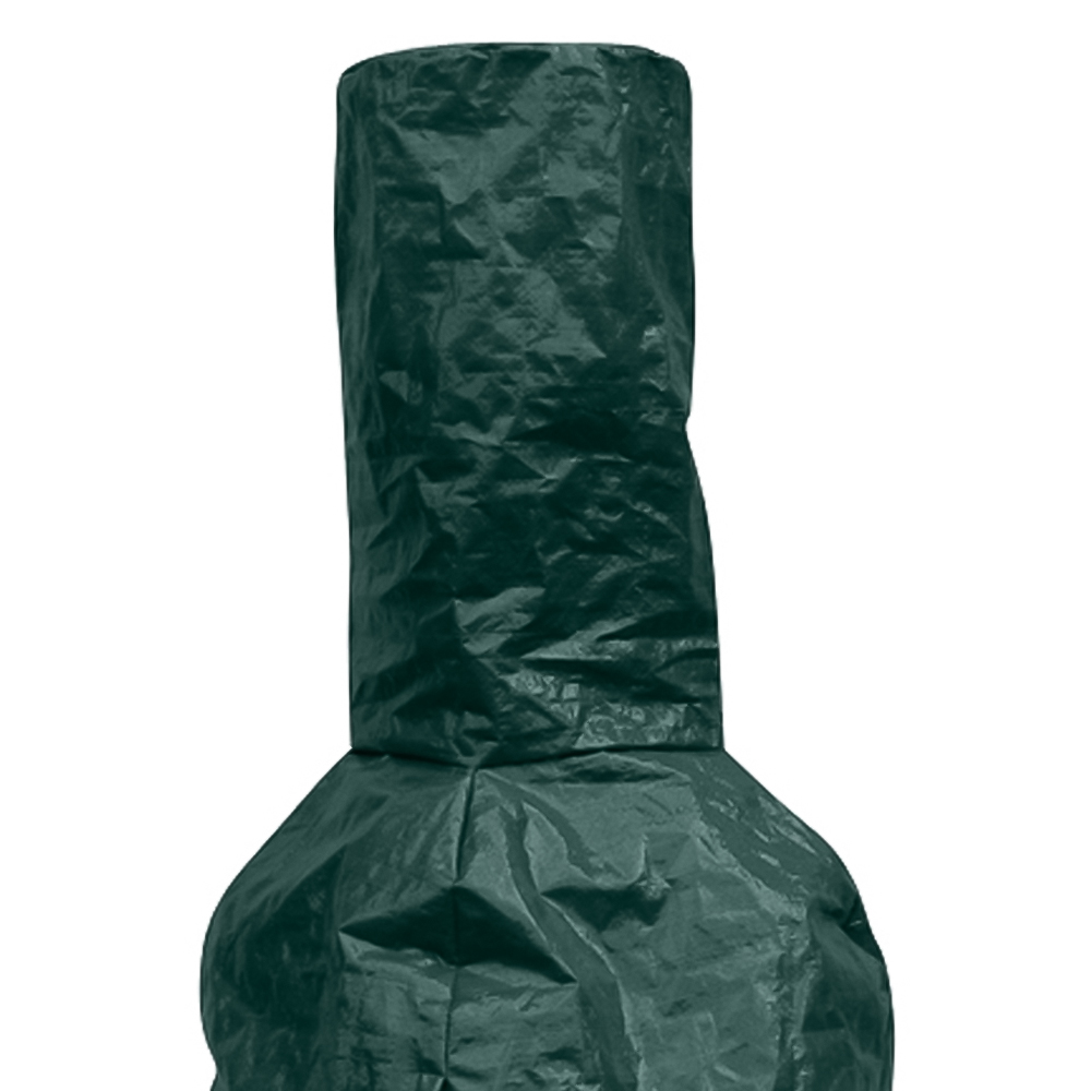 Gardeco Medium and Large Dark Green Chimenea Cover Image 2