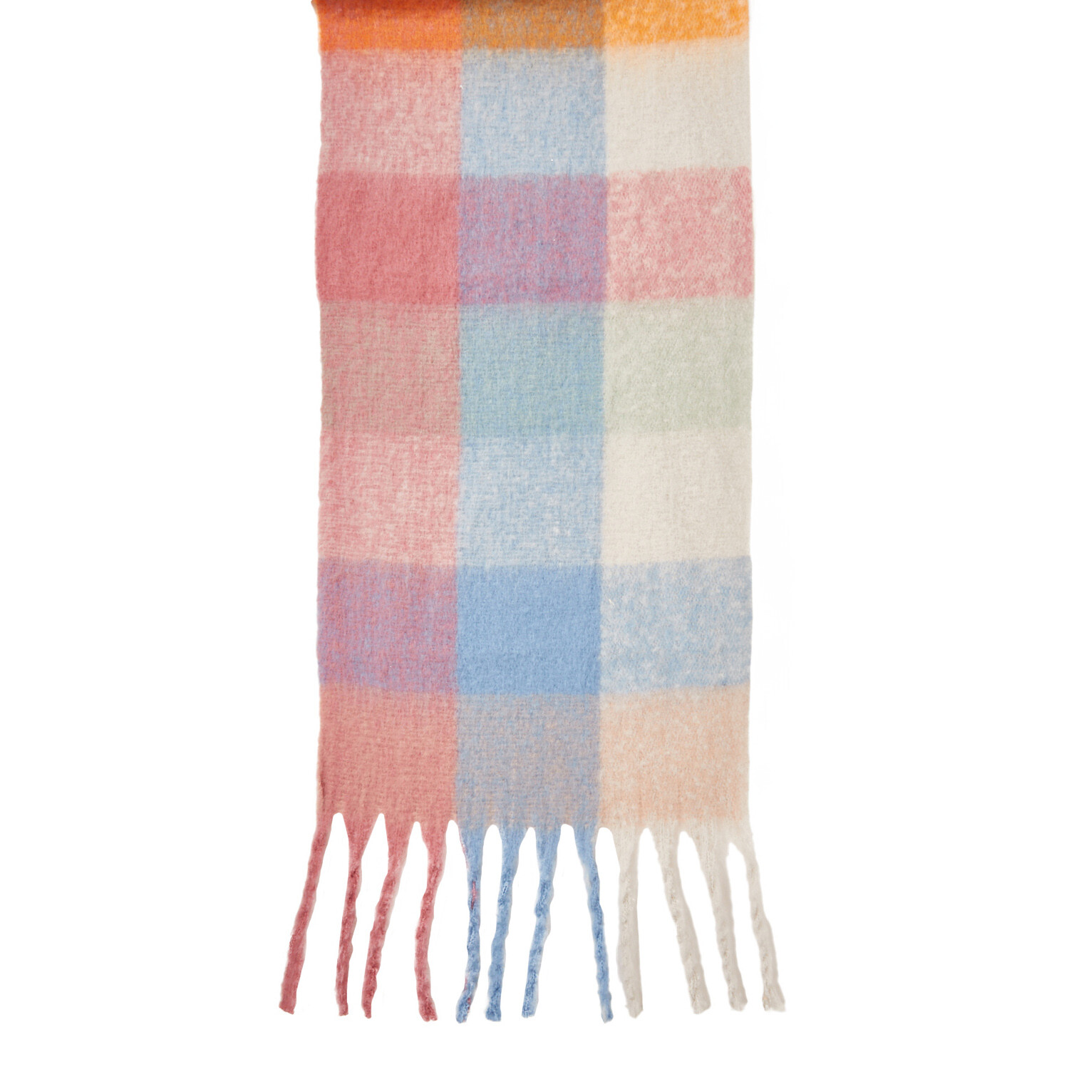 Womens Bright Coloured Scarf - Multicolour Image 3