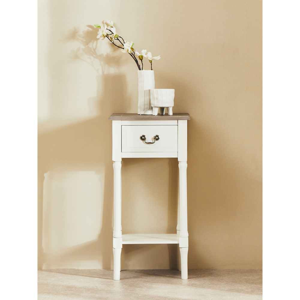 Premier Housewares Heritage Single Drawer Single Shelf Side Table Image 8