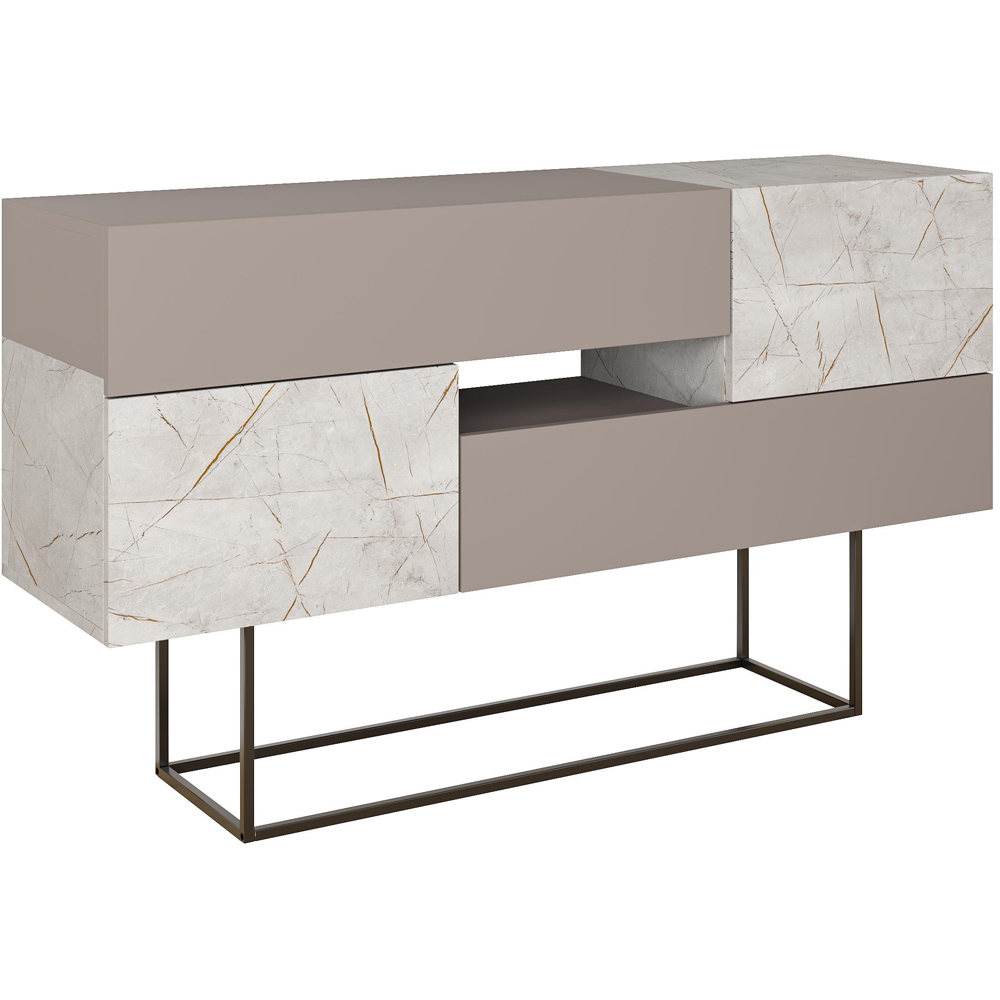 Decortie Eros 4 Door Light Mocha Console Table Image 2
