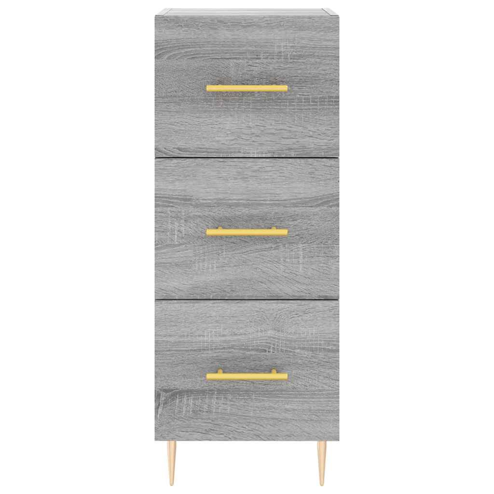 vidaXL 4 Door Grey Sonoma Highboard Image 6