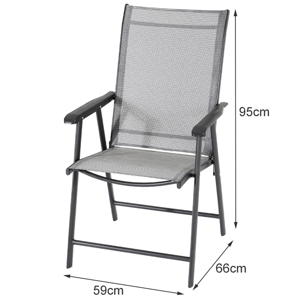 Living and Home Foldable 4 Seater Patio Set Image 7