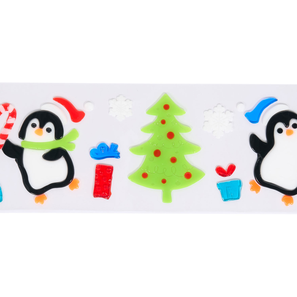 Christmas Design Gel Window Sticker Image 8