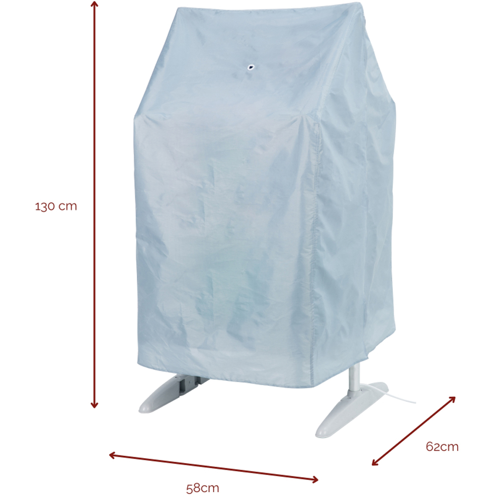 Rediffusion 3-Tier Heated Clothes Airer with Cover Image 8