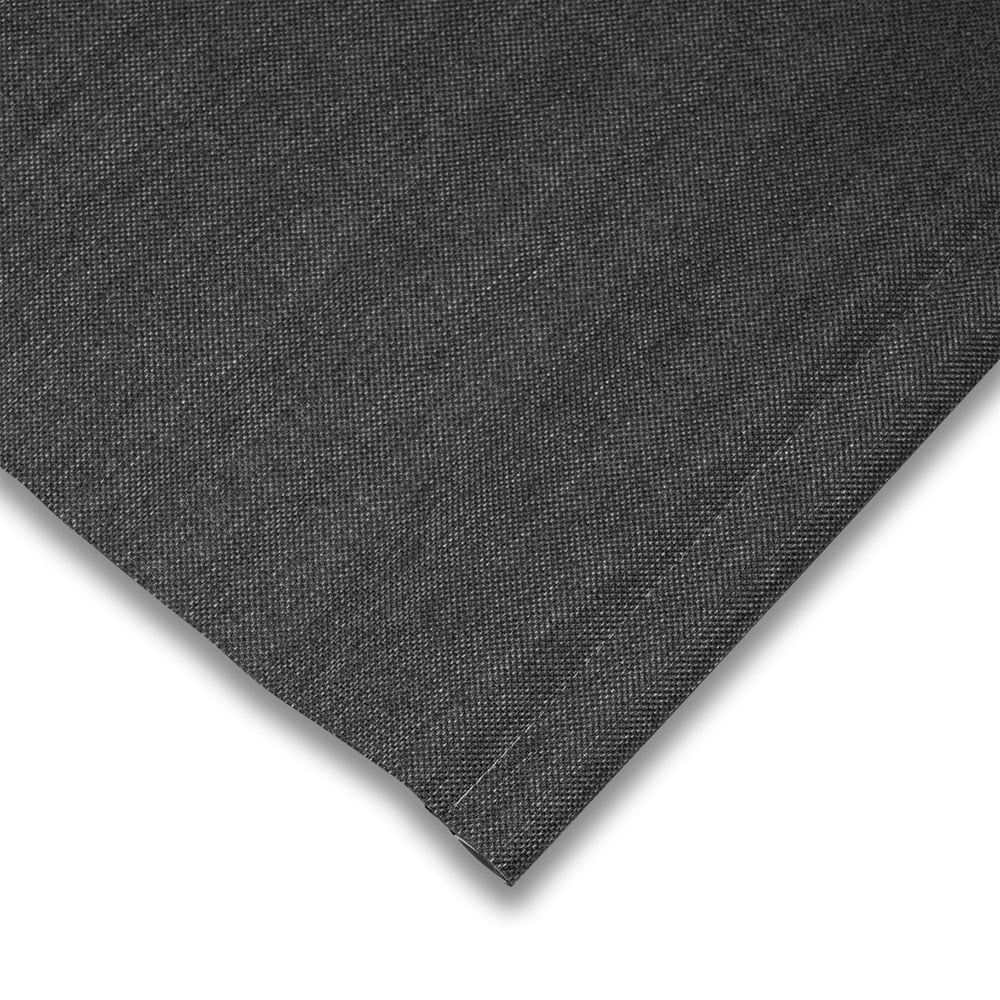 Textured Blackout Roller Blind Dark Grey 60cm Image 4