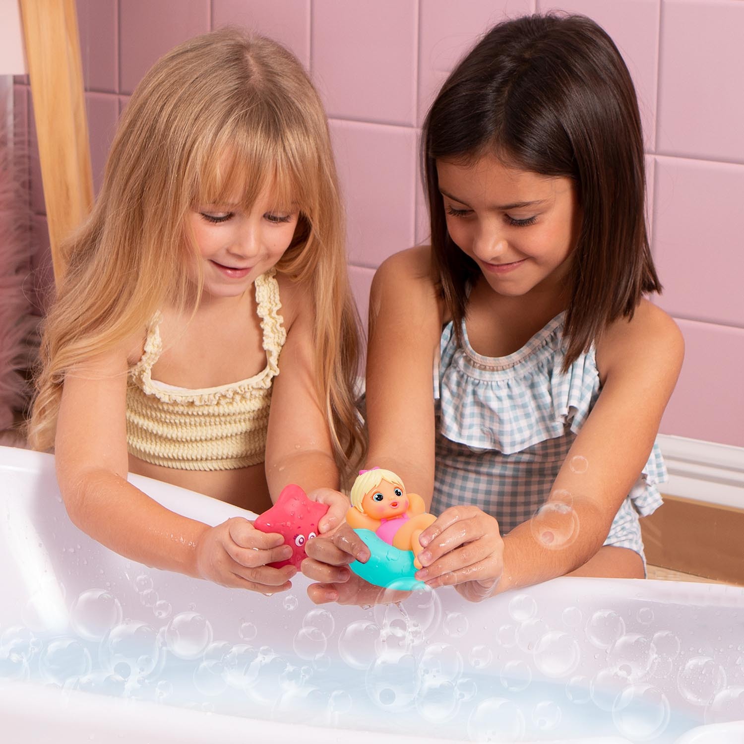 Bloopies Pink Bath Figures 3 Pack Image 7