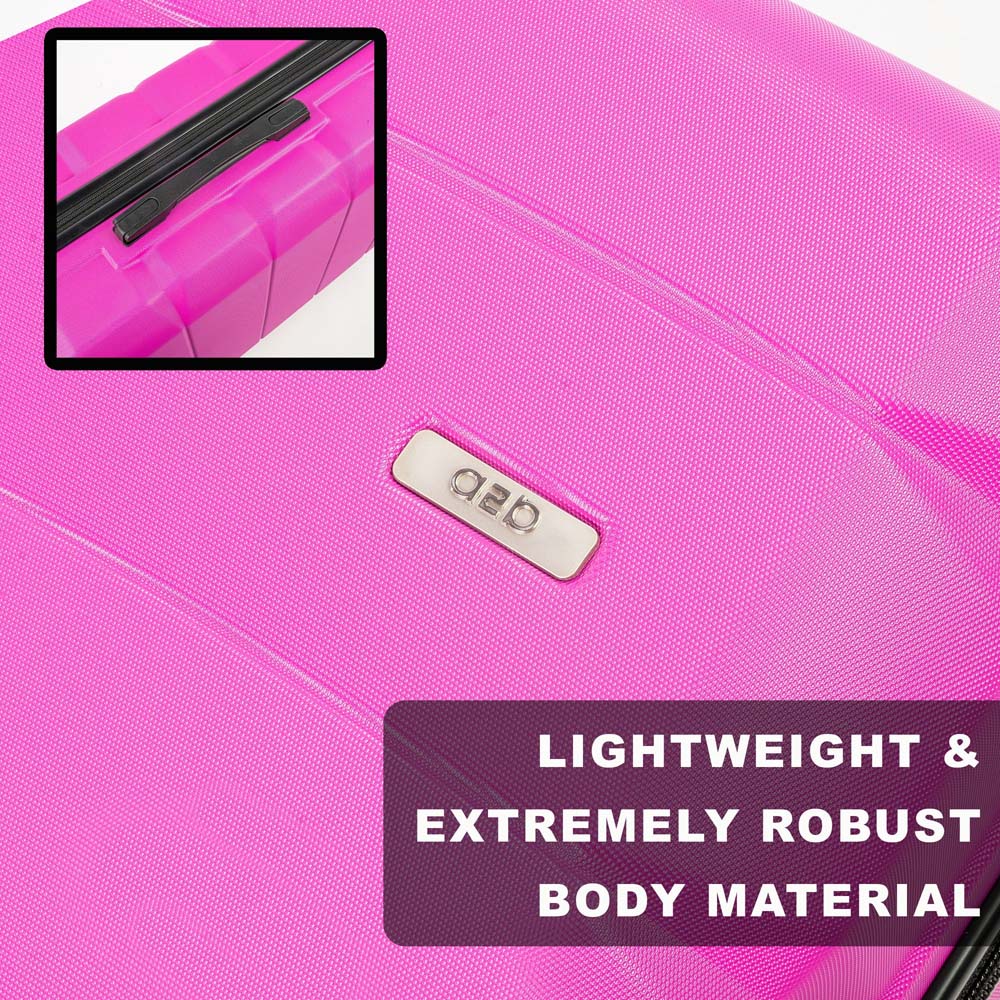 A2B Exodus 26 inch Pink Hard Shell Hold Suitcase Image 7