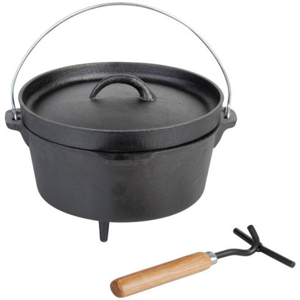 Fallen Fruits Outdoor Camping Iron Fire Cooking Pot Image 1