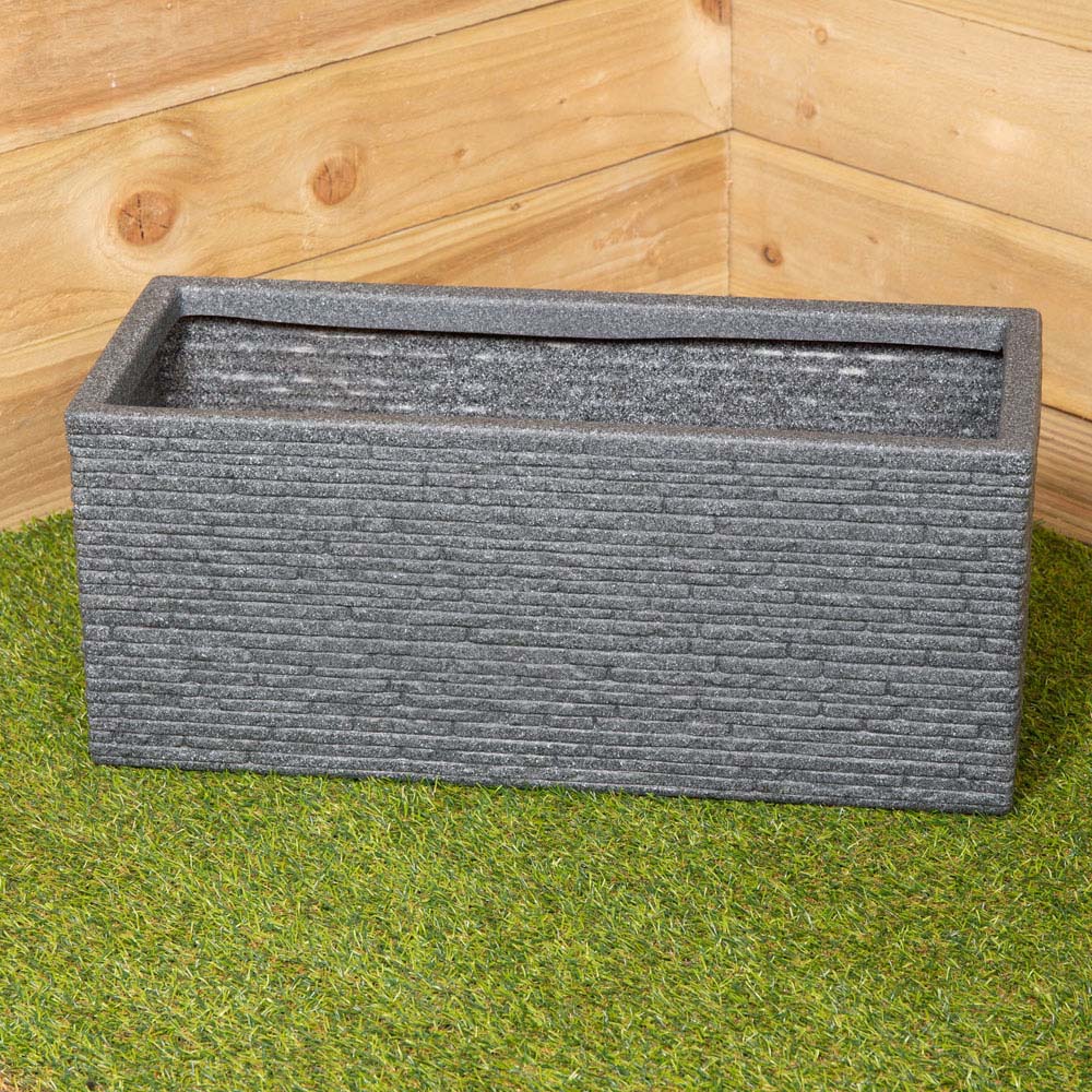 Samuel Alexander Ash Slate Effect Trough 60 x 25.5cm Image 6