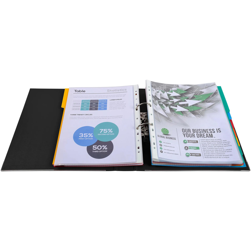 Exacompta PremTouch A4 Multicolour Maxi Lever Arch File 10 Pack Image 4