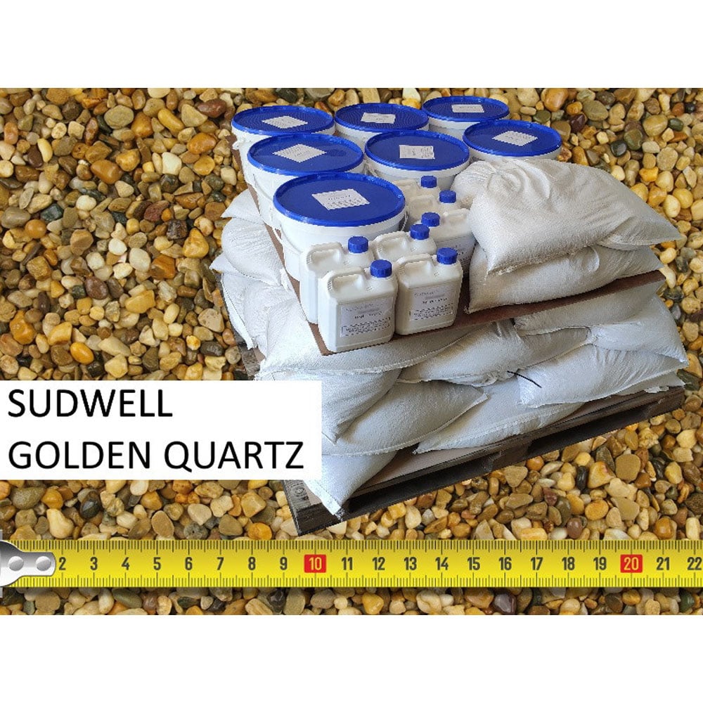 SUDwell Golden Quartz Resin Bound Starter Pack 33sqm Image 3