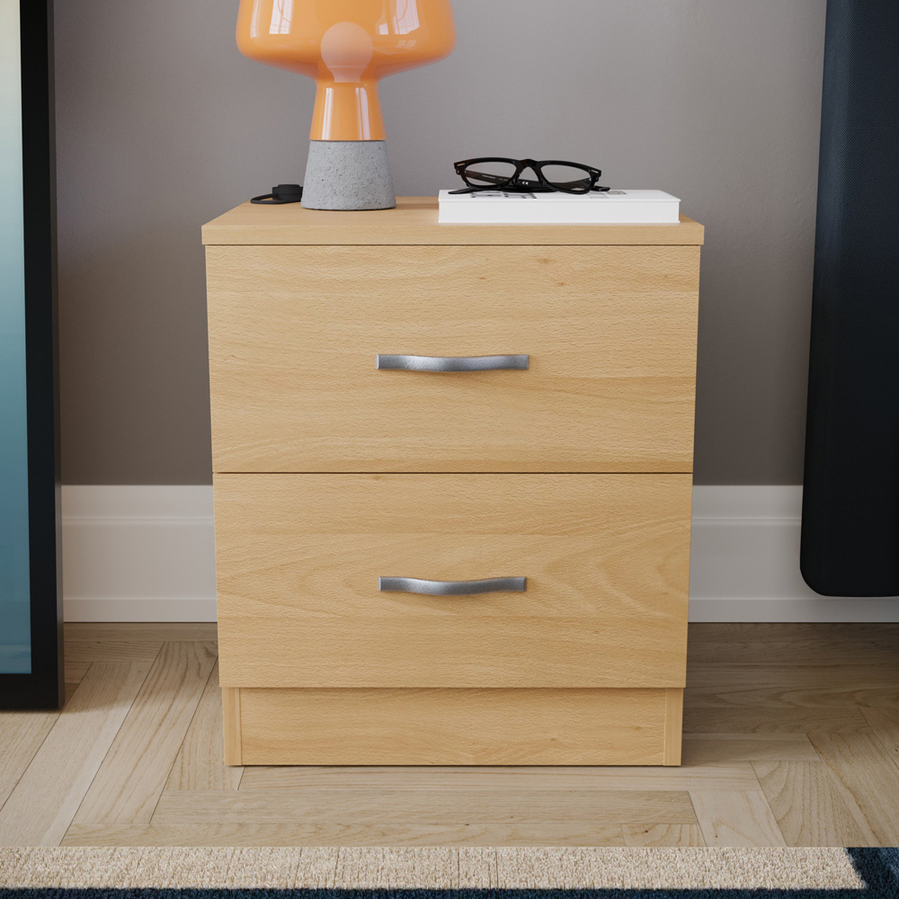 VIDA DESIGNS Riano Pine 3 Piece Narrow Bedroom Furniture Set Image 5
