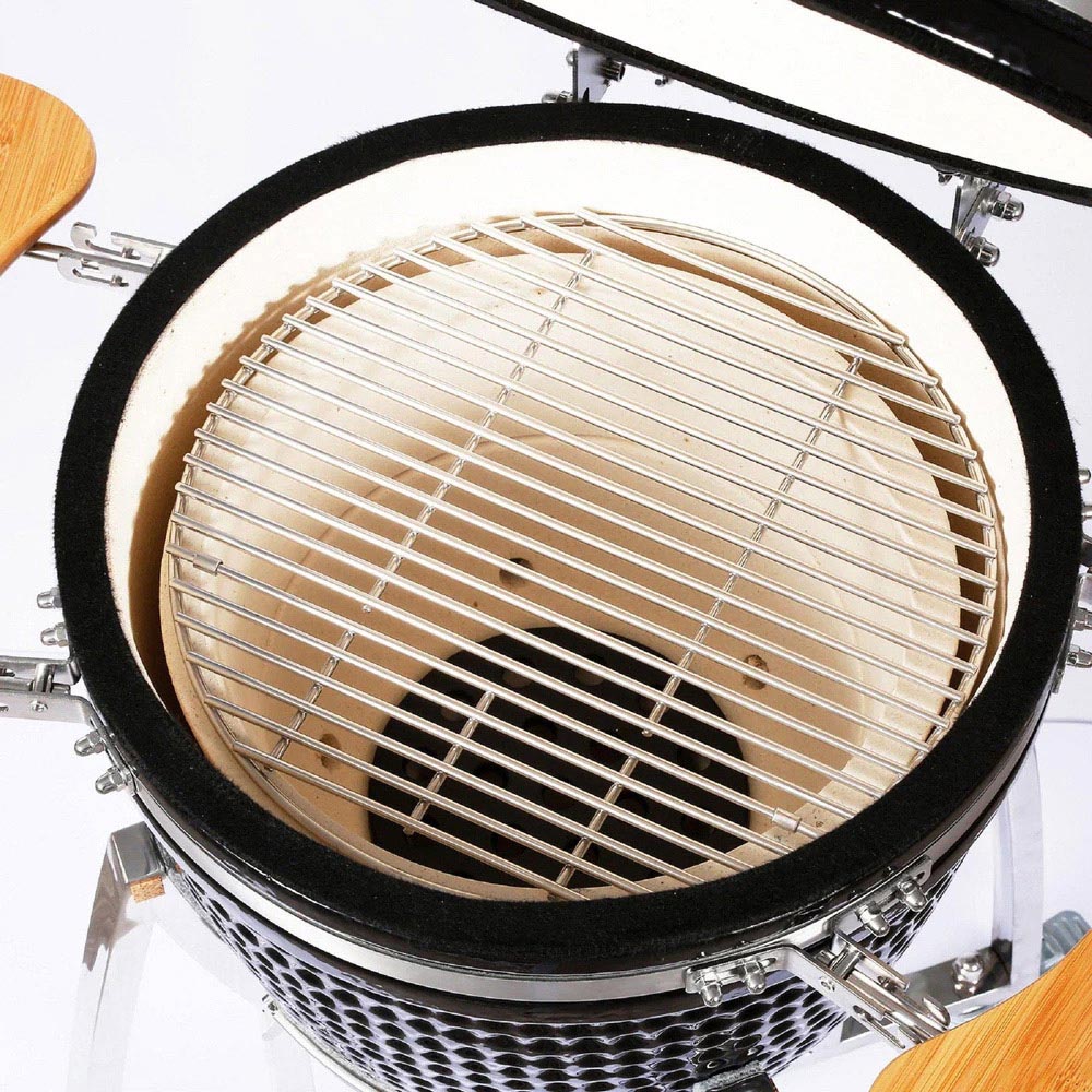 MonsterShop Fresh Grills Mega Charcoal Kamado BBQ Grill 21 inch Image 5