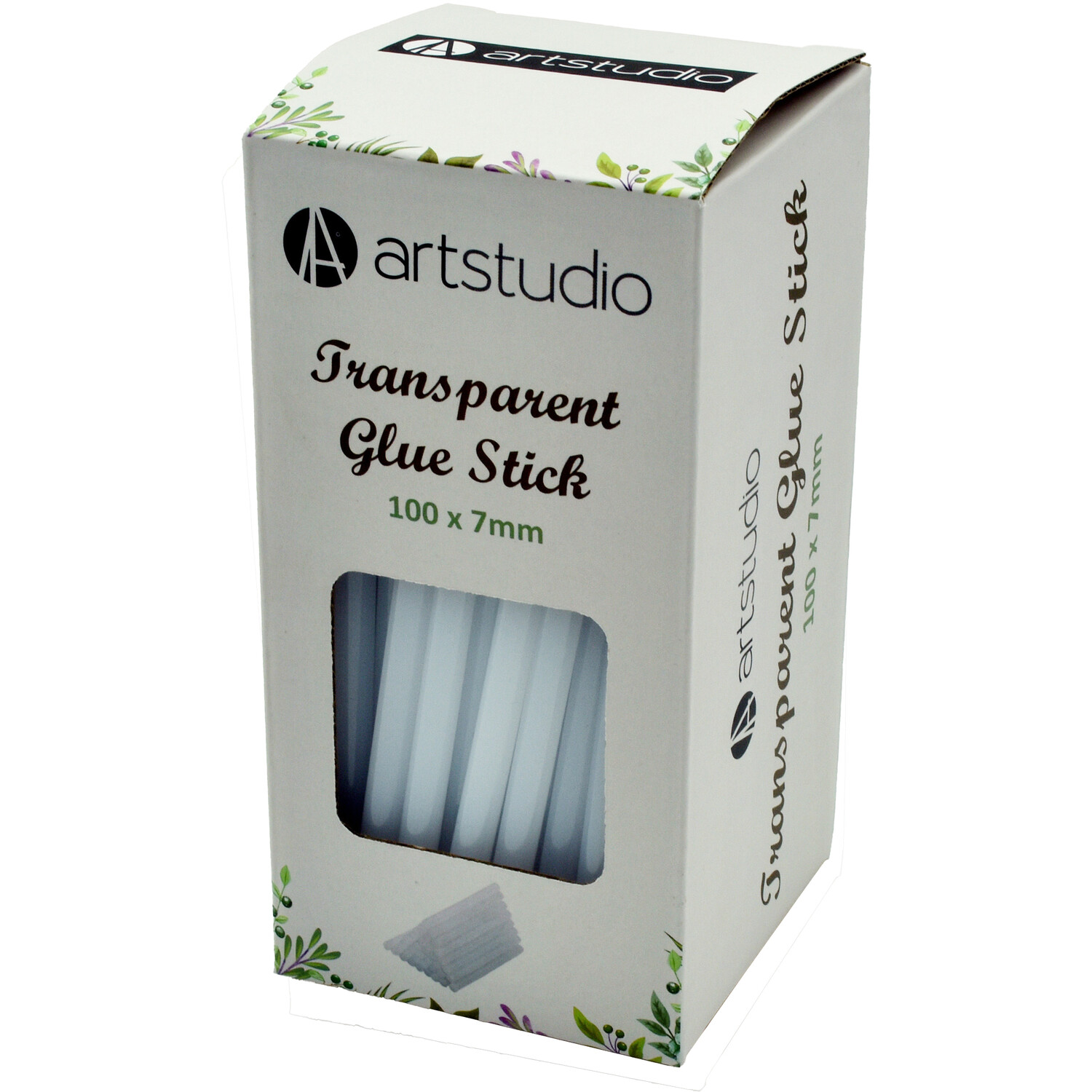 Pack of 100 Transparent Glue Sticks Transparent Image 2