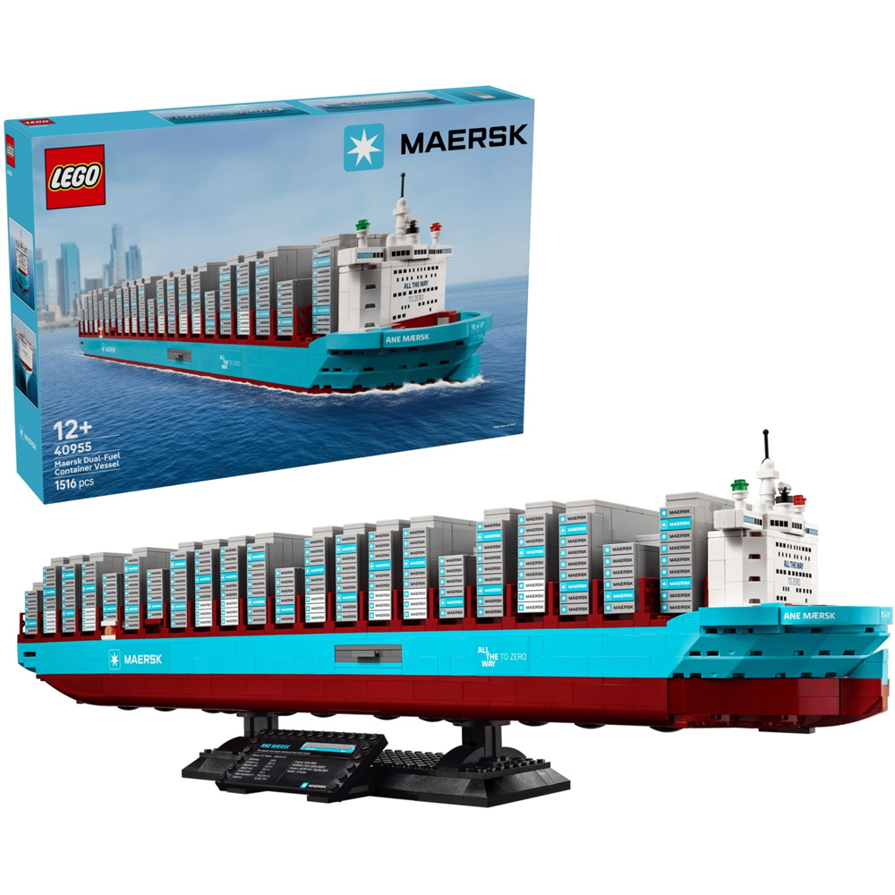 LEGO 40955 Maersk Dual-Fuel Container Ship Set 1516-Piece Image 8