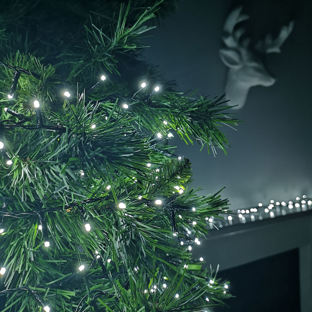 Samuel Alexander 750 Cool White LED Multi-Function Green String Light 19m Image 5