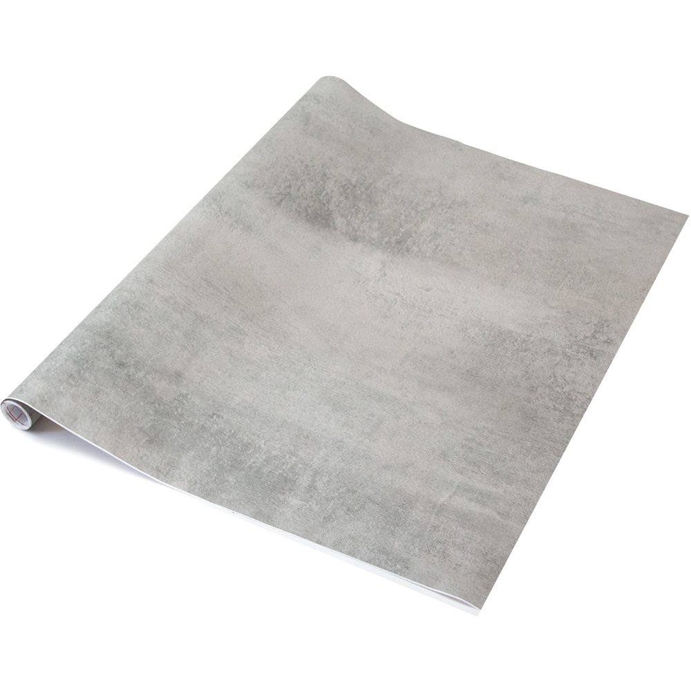 d-c-fix Concrete Grey Sticky Back Plastic Vinyl Wrap Film 67.5cm x 15m Image 2