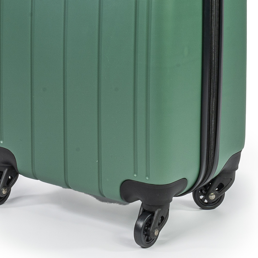 Pierre Cardin Small Green Lightweight Trolley Suitcase Image 3
