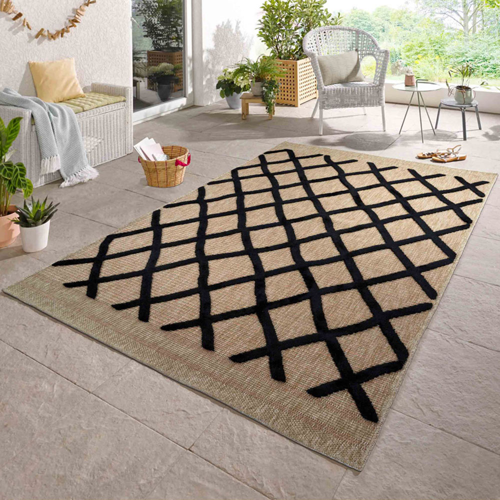 Desire Rugs Harper Black Aztec Rug 160 x 230cm Image 2