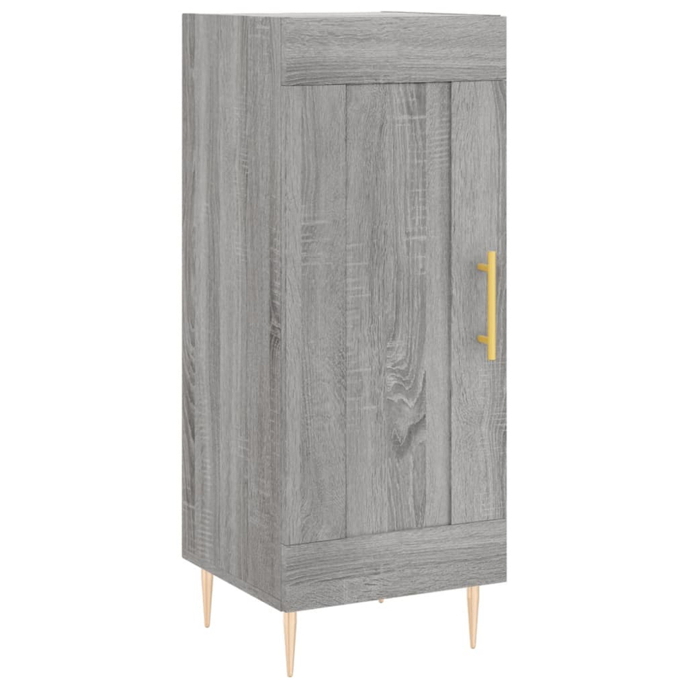 vidaXL 2 Door Grey Sonoma Highboard Image 7