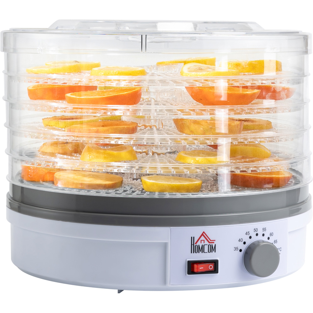 HOMCOM 800-144V70 5 Tier Round Food Dehydrator 245W Image 3