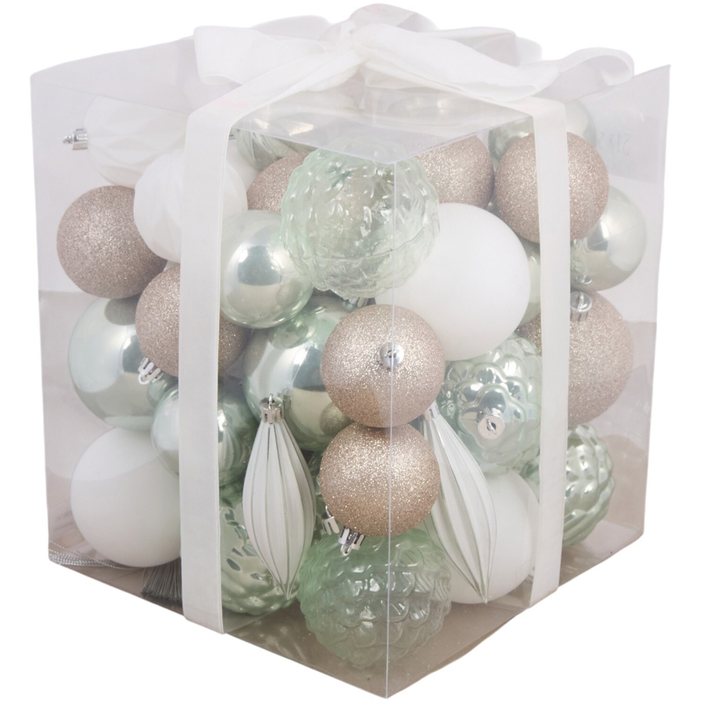Pack of 50 Nordic Noel Baubles Image 1