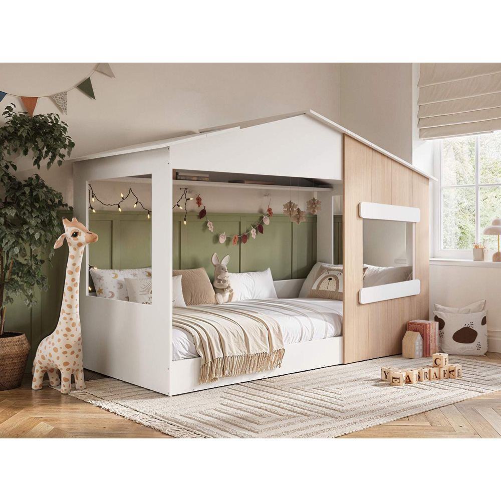 Flair Dreamland Oak Play House Bed Frame Image 2