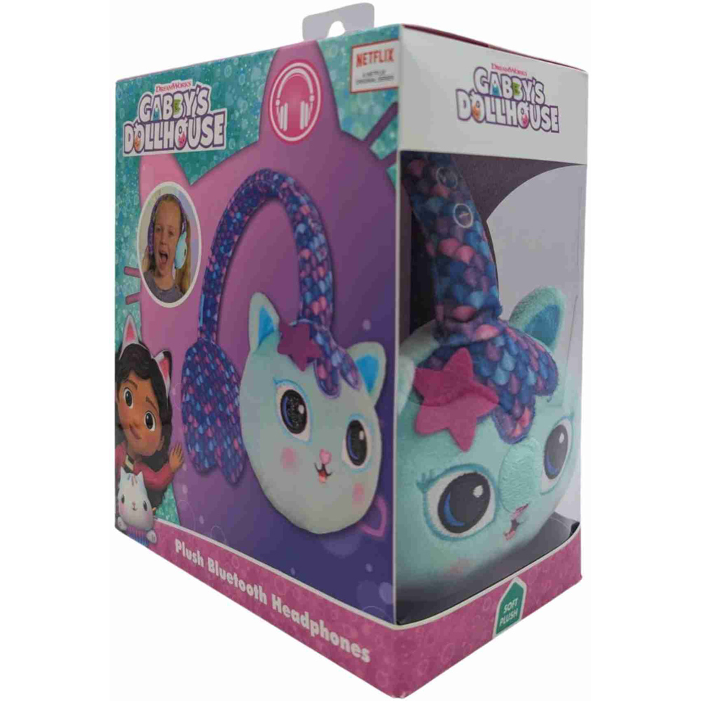 Lazerbuilt Gabby’s Dollhouse Mercat Plush Bluetooth Headphones  Image 6