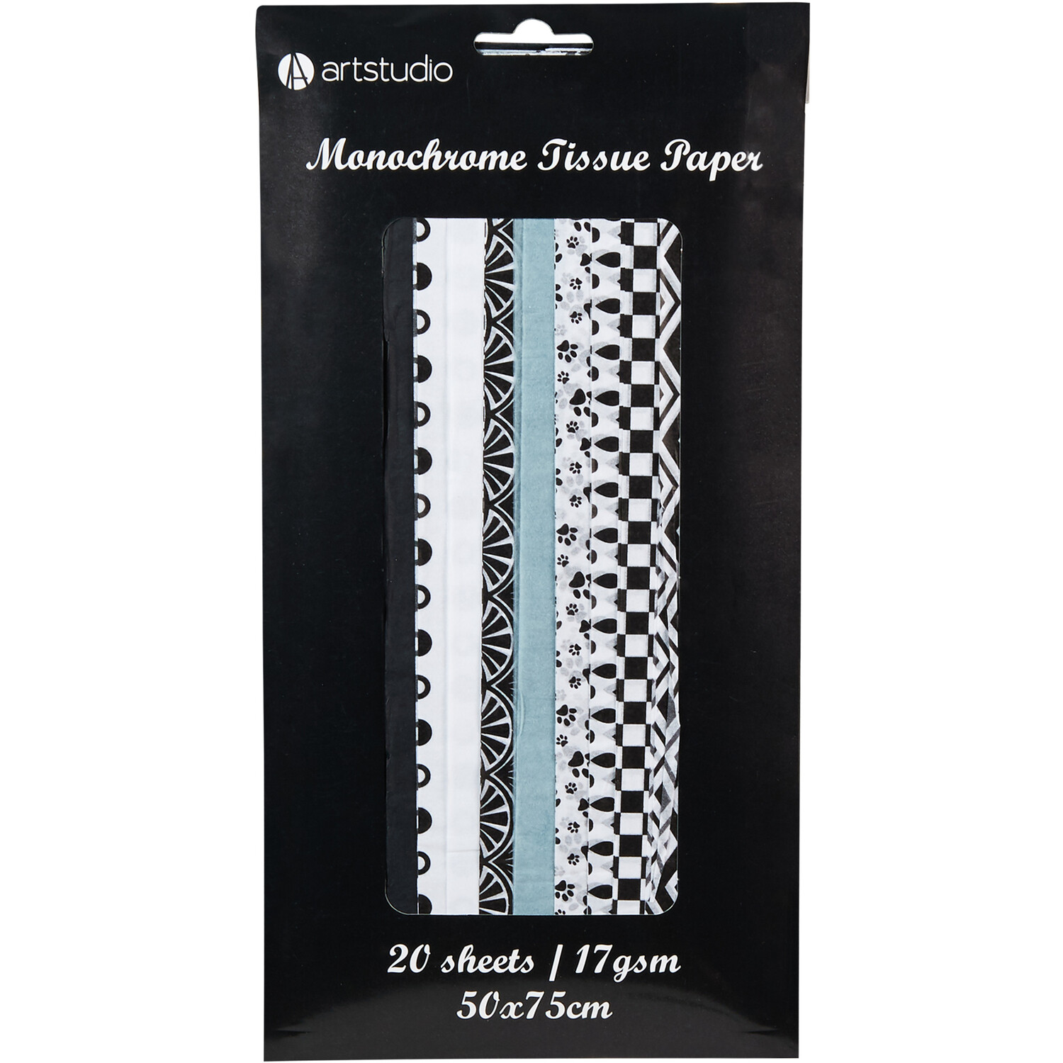 Art Studio Monochrome Tissue Paper Image 1
