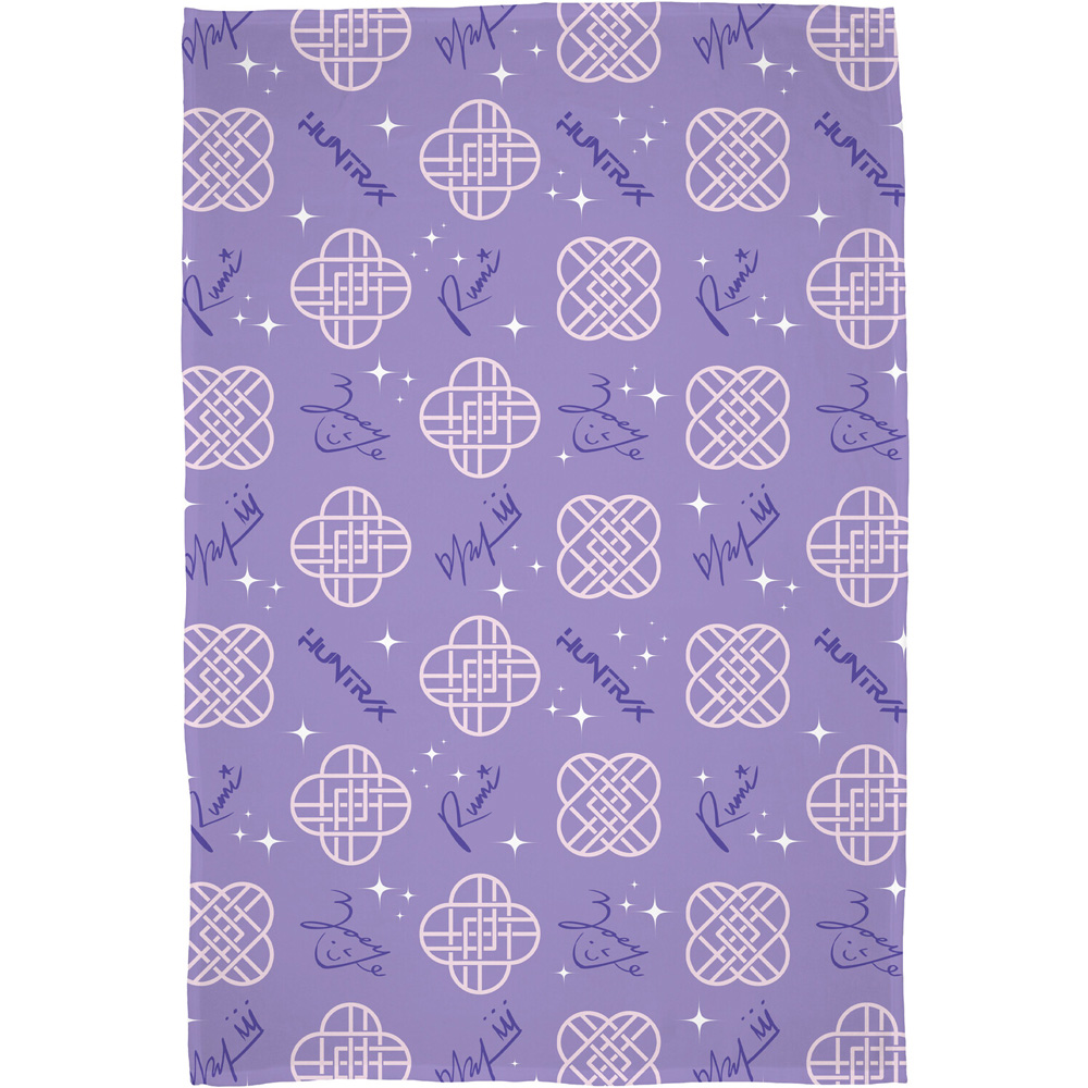 K-Pop Demon Hunters Fleece Throw Lilac Image 1