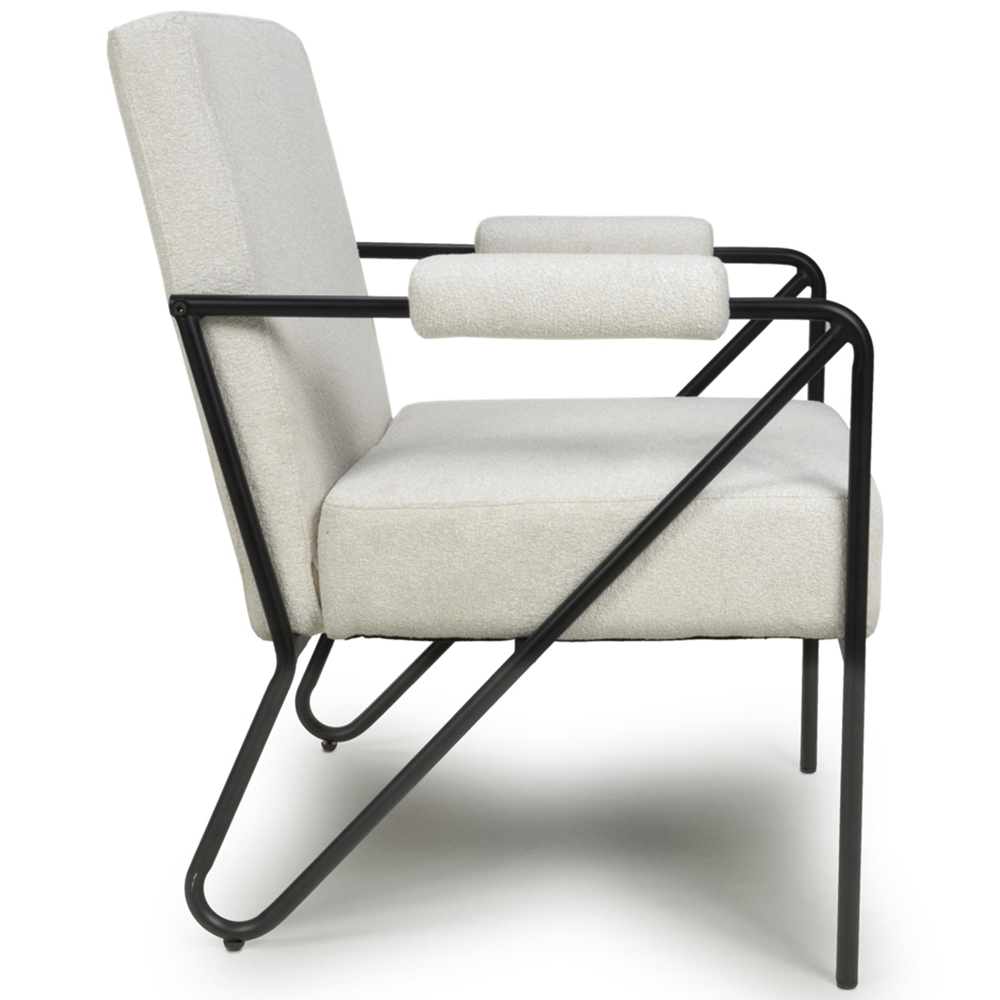Oslo Speckled Natural Armchair Image 4