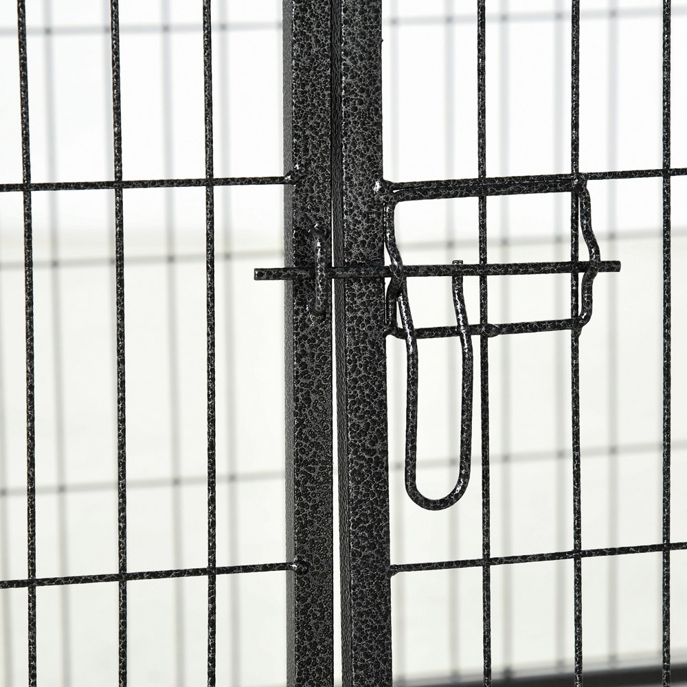 PawHut 12 Panel Metal Small Animal Hutch Playpen Image 4