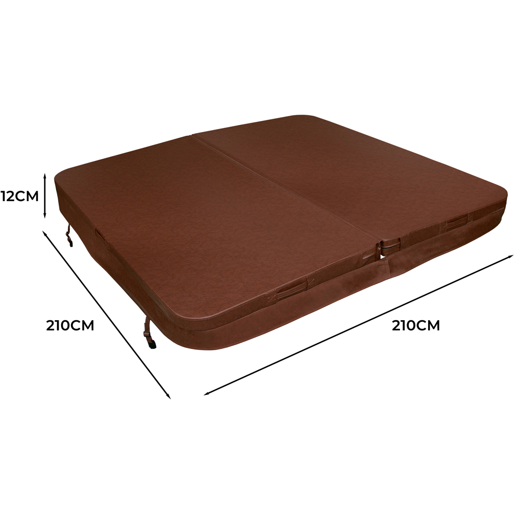 Monster Shop Brown Hot Tub Spa Cover 2.1m Image 5