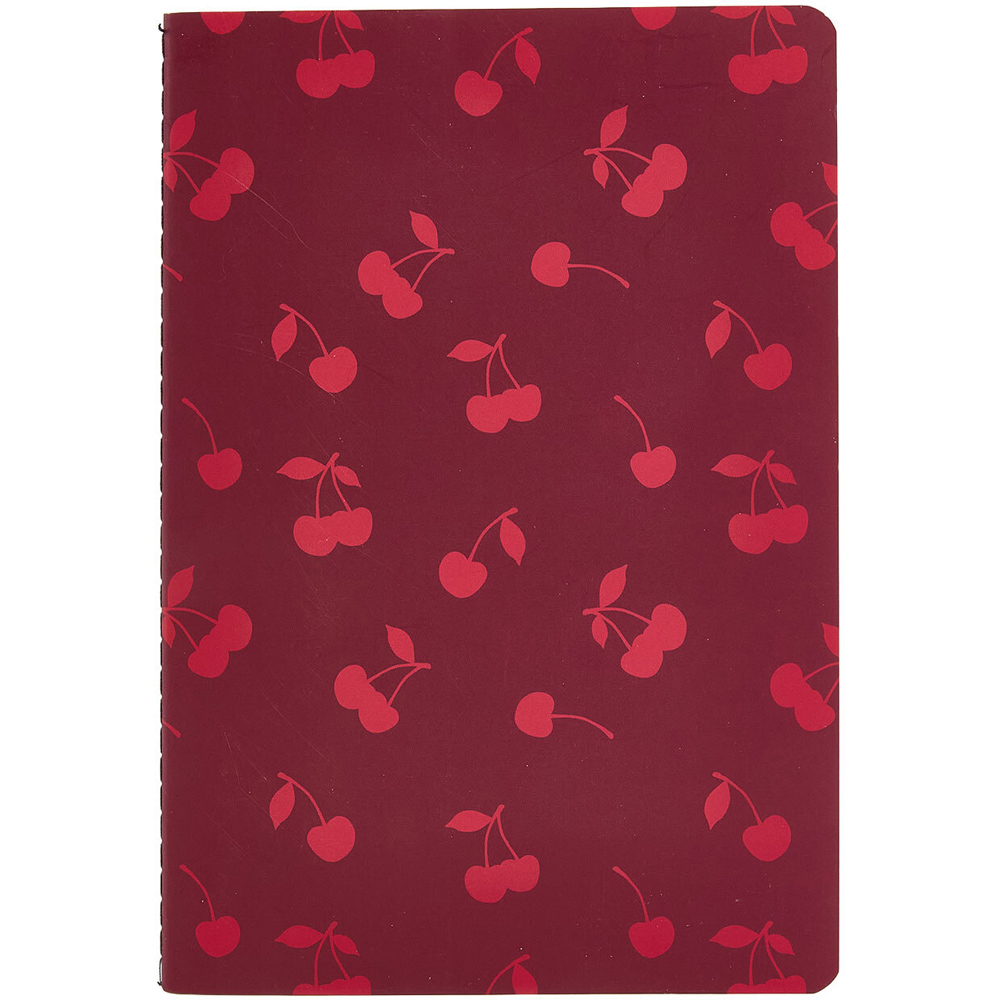 wilko Pack of 3 Cherry Check Notebooks Image 3