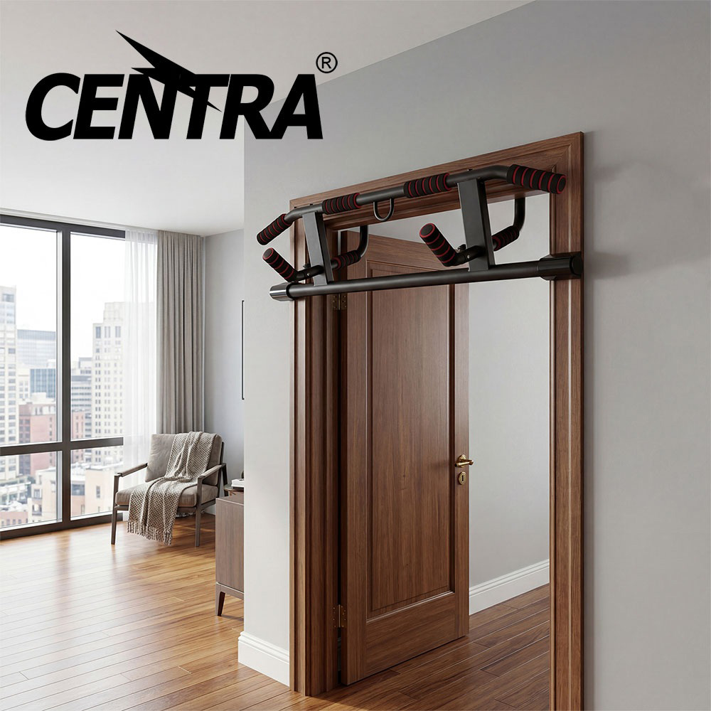 Traderight Centra Doorway Pull Up Bar with Resistance Band 200kg Image 8