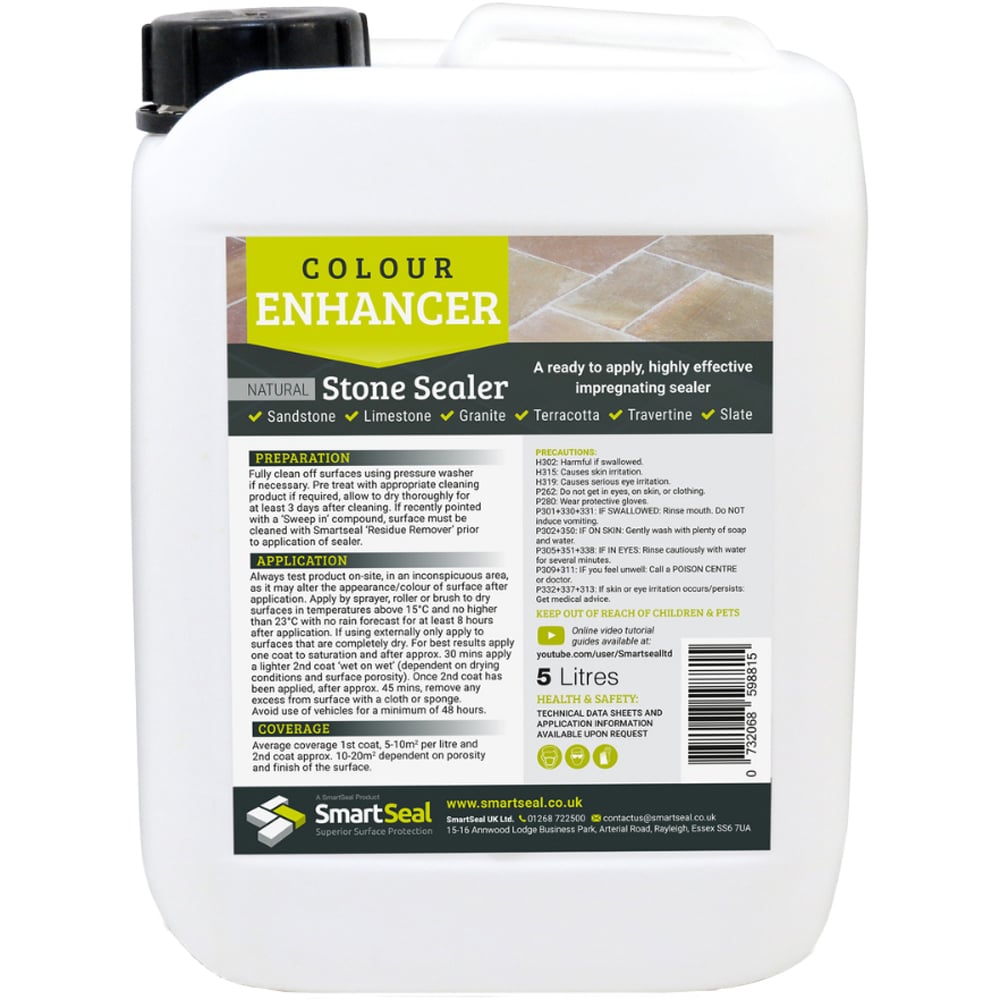 SmartSeal Colour Enhancer Natural Stone Sealer 5L Image 1