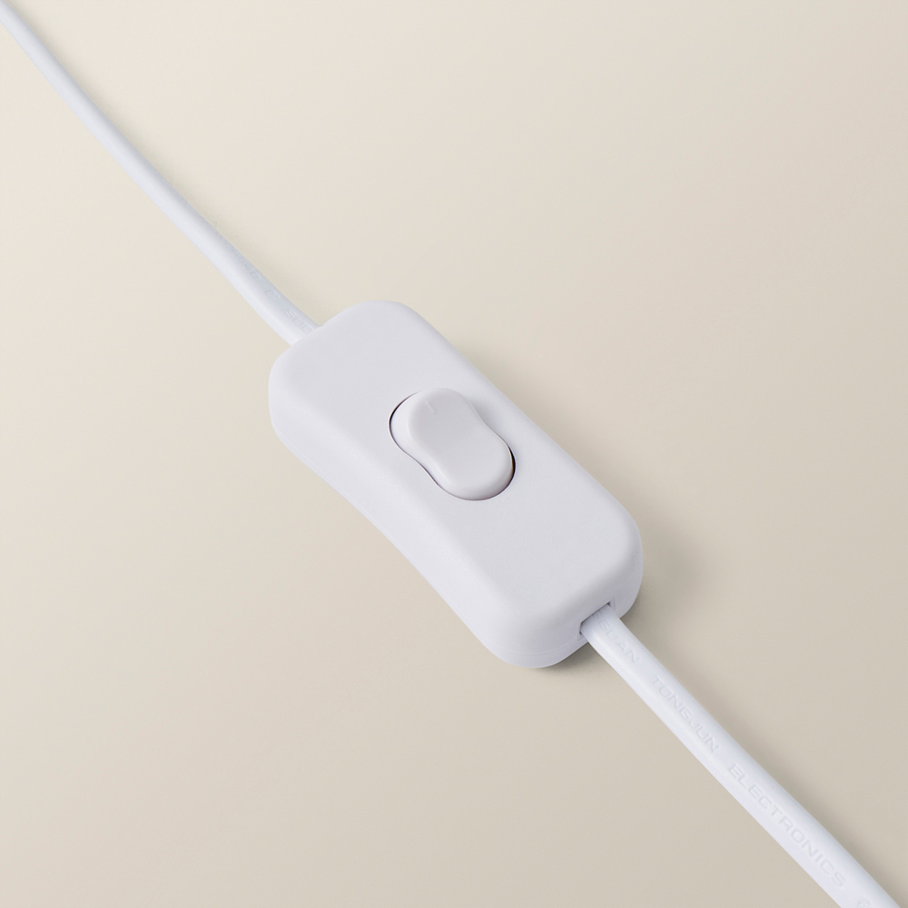 ValueLights Struttura 3 Shelf Fabric Shade Oak Shelving Unit Floor Lamp Image 4