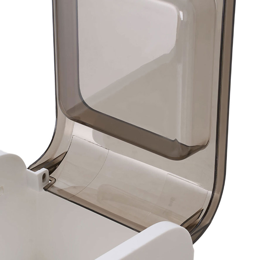 Living and Home 3 Drawer Single Shelf White and Grey Bathroom Storage Cabinet Image 5