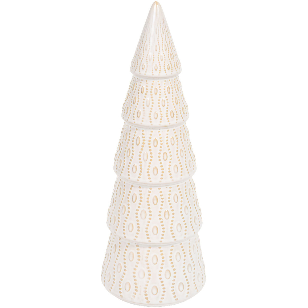 Scandi Tree Ornament White Image 2