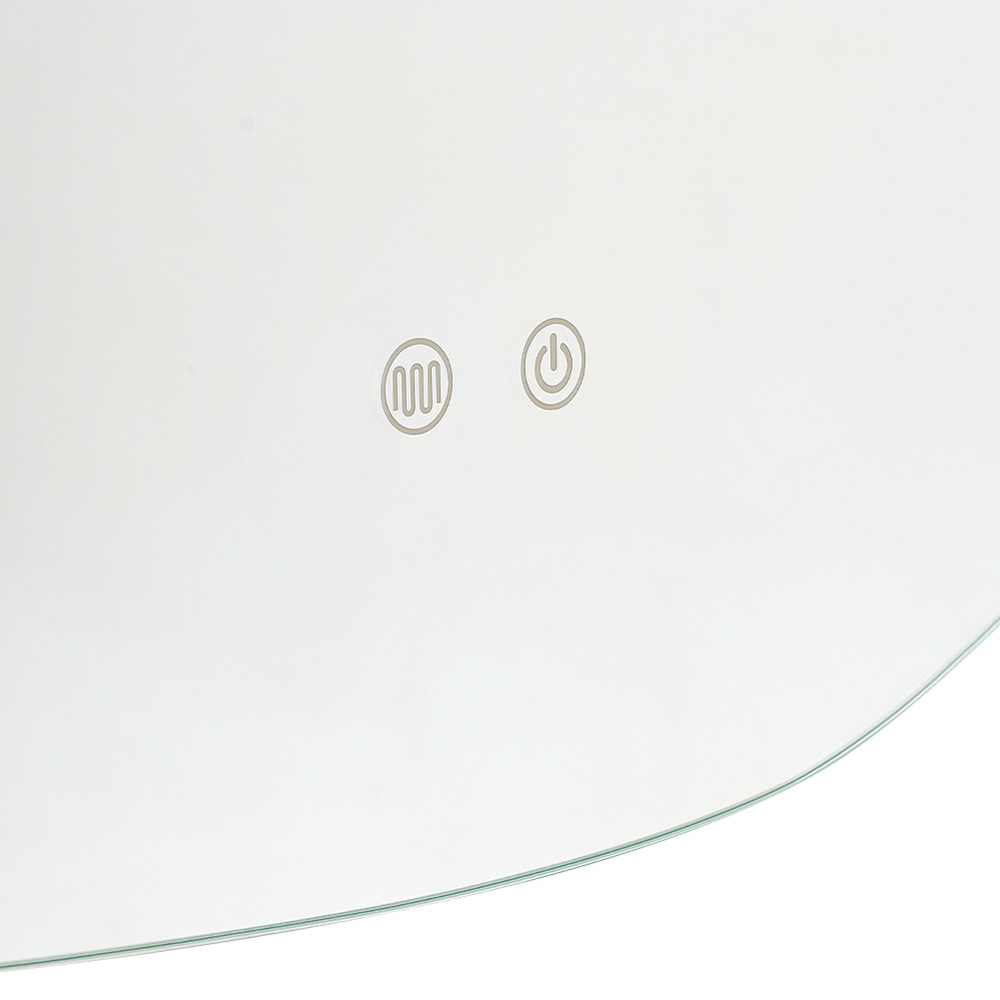 H&O Direct Frameless Irregular LED Wall Mirror Image 4