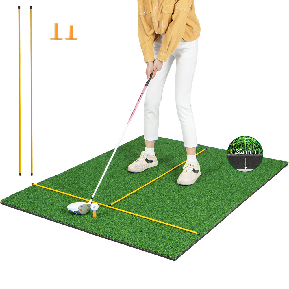 Costway Premium Golf Practice Hitting Mat 32mm Image 3