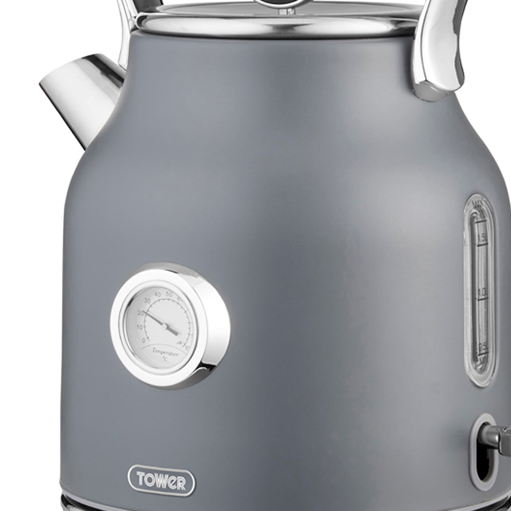 Tower T10063GRY Renaissance Grey 1.7L Kettle 3KW Image 3